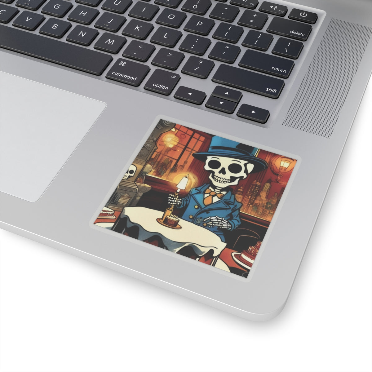 "Bonez's Birthday Bash" Kiss-Cut Stickers