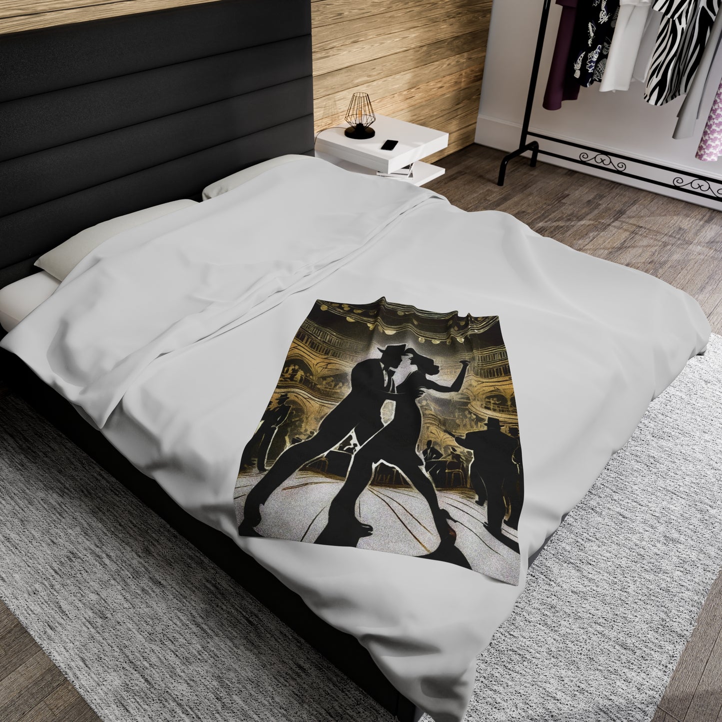 "Lost Lovers" Velveteen Plush Blanket