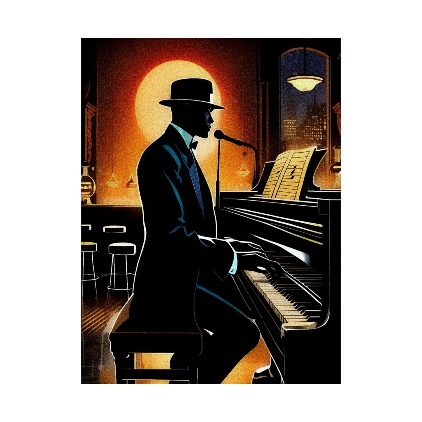 "Quite The Performer" Matte Vertical Poster