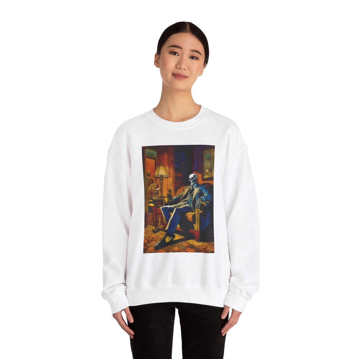 "Bonez At Home" Lounge Sweatshirt – Unisex Heavy Blend™ Crewneck
