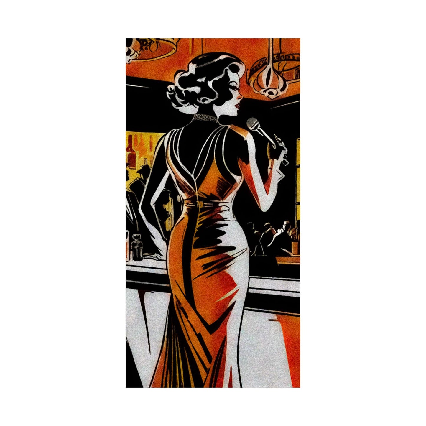 "Lovely Lady" Matte Vertical Posters