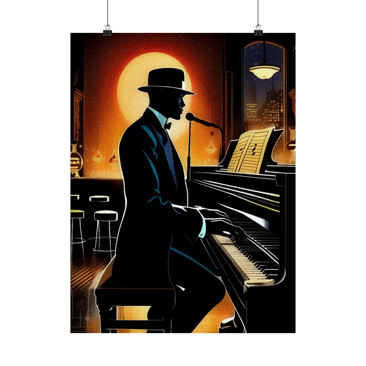 "Quite The Performer" Matte Vertical Poster
