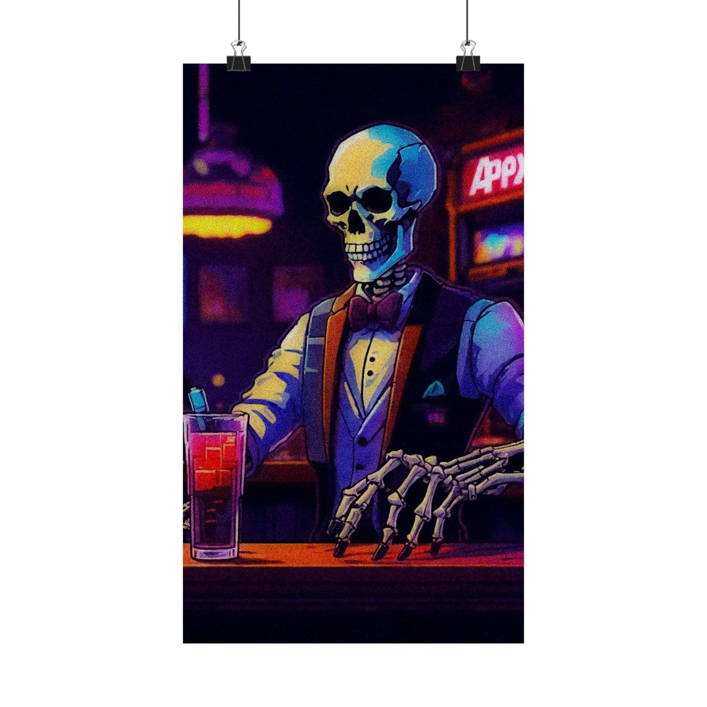 "Bonez behind the Bar" Poster