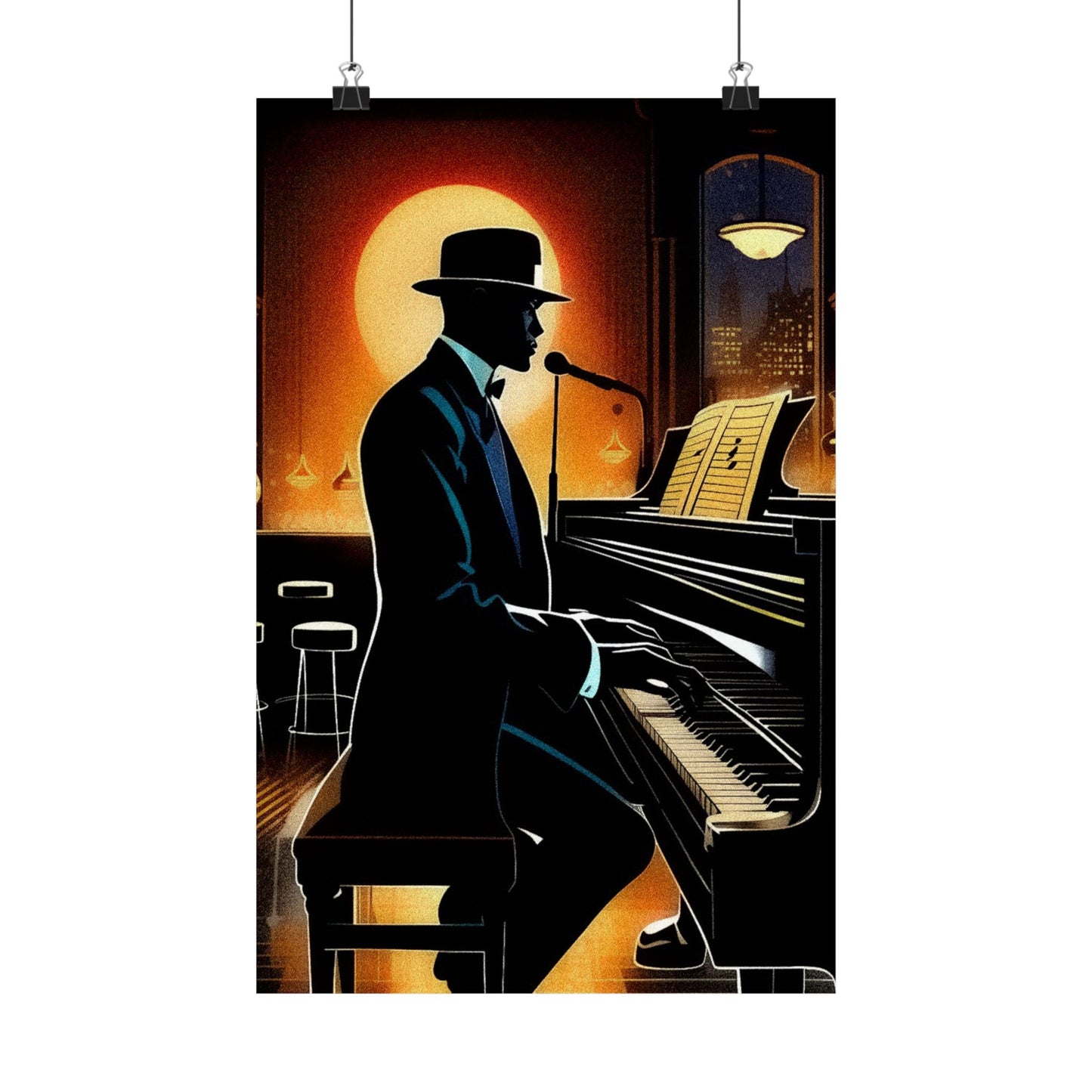 "Quite The Performer" Matte Vertical Poster