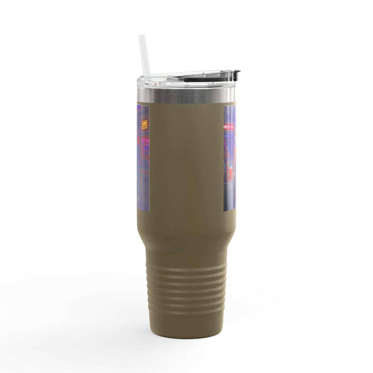"Closing Hours" (Arcade) Insulated Travel Mug, 40oz