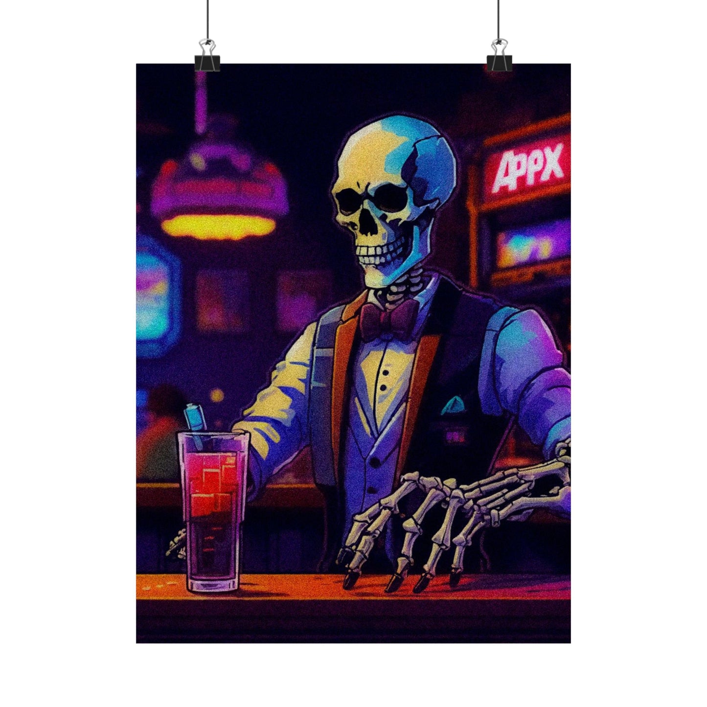 "Bonez behind the Bar" Poster
