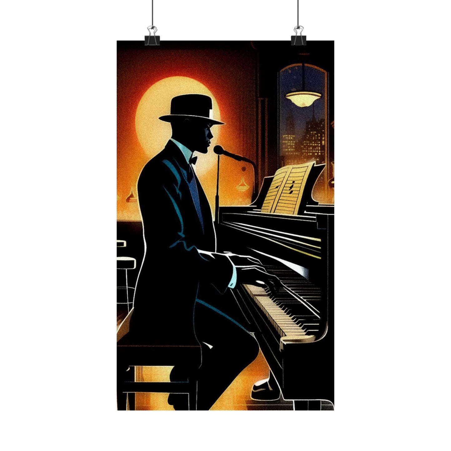 "Quite The Performer" Matte Vertical Poster
