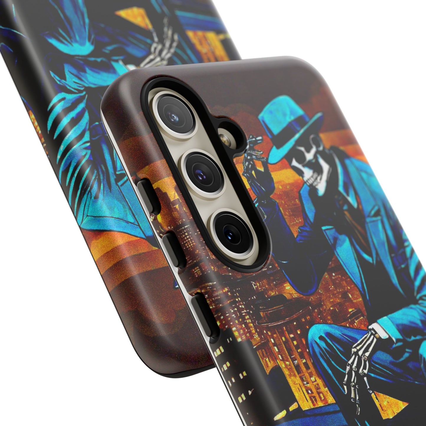 "Night On the Ton" Urban Skeleton Tough Case Stylish Phone Protection for Trendsetters