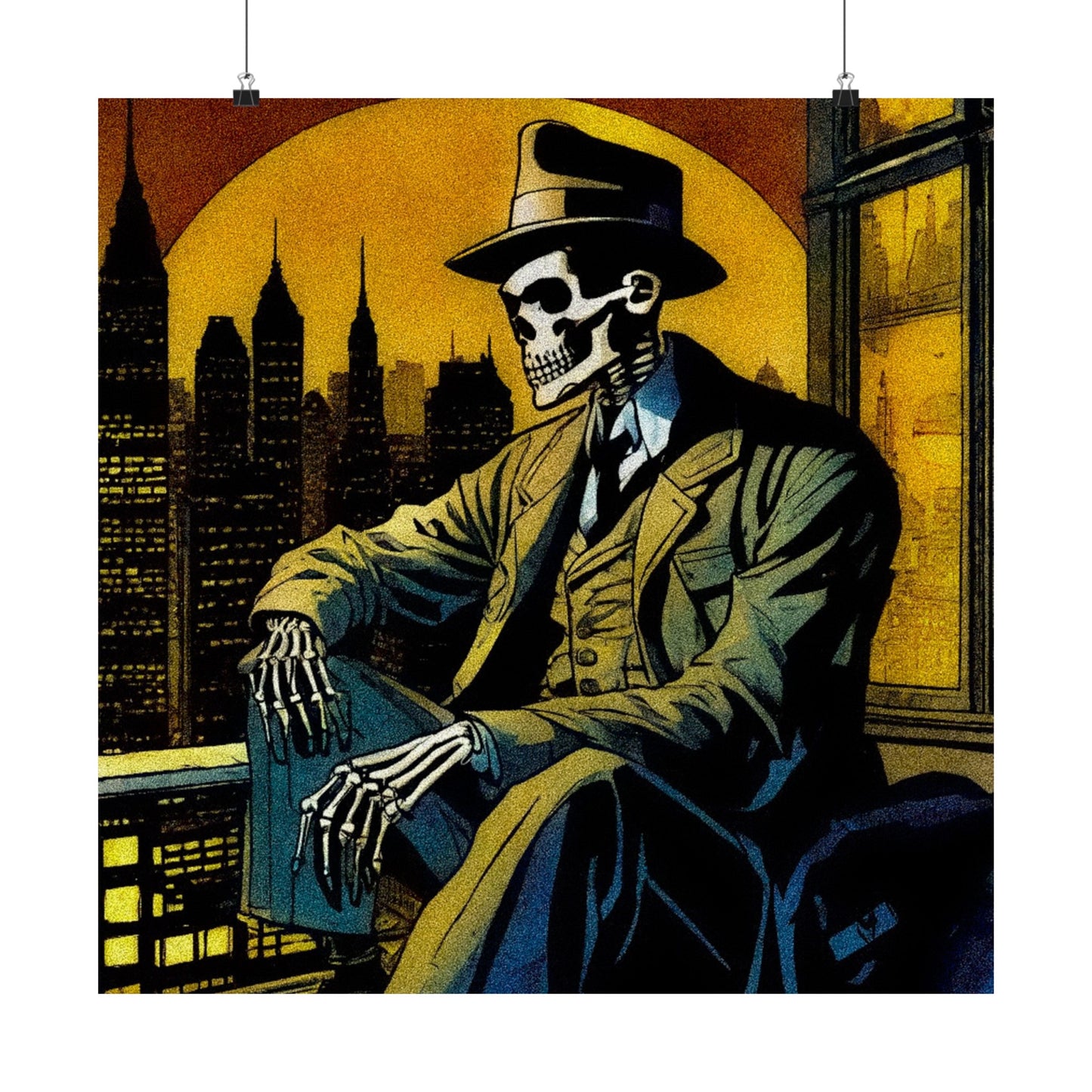 "Rooftop Bonez" Matte Vertical Posters