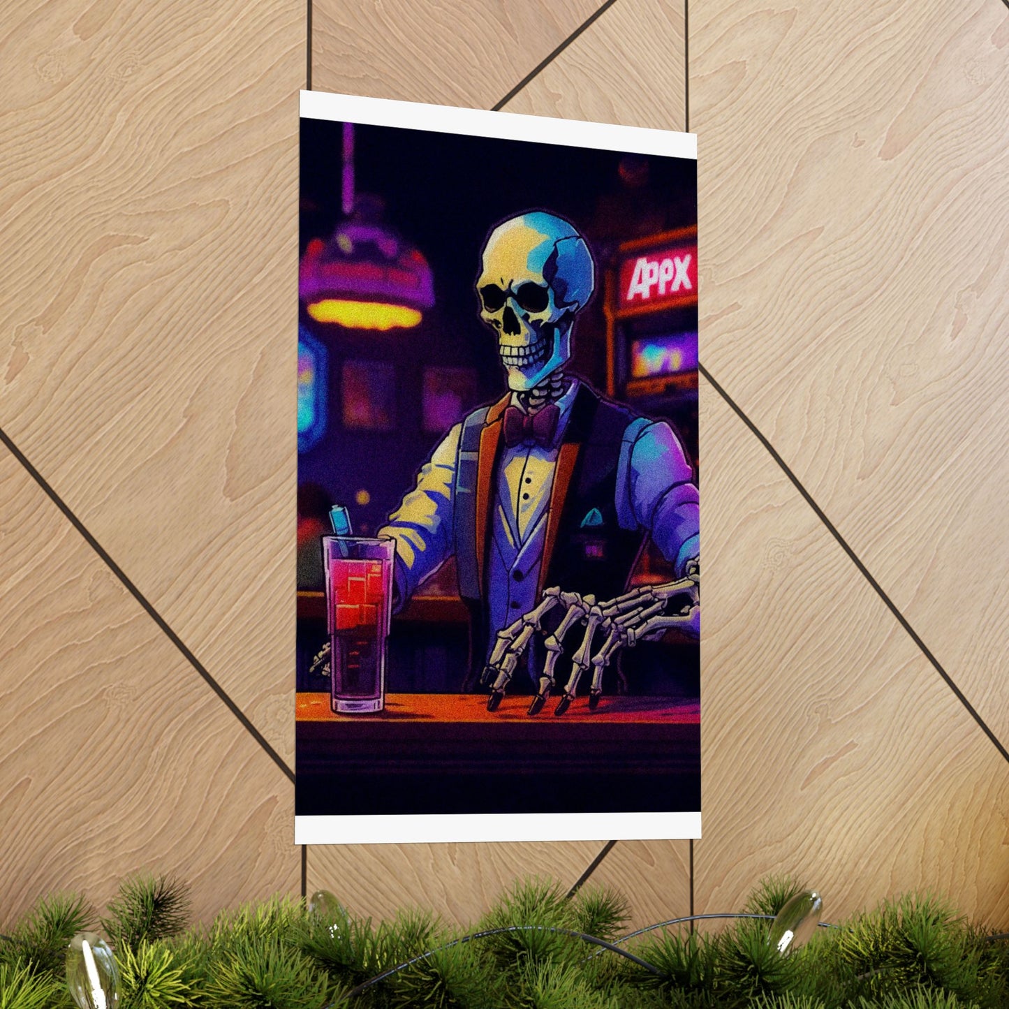 "Bonez behind the Bar" Poster