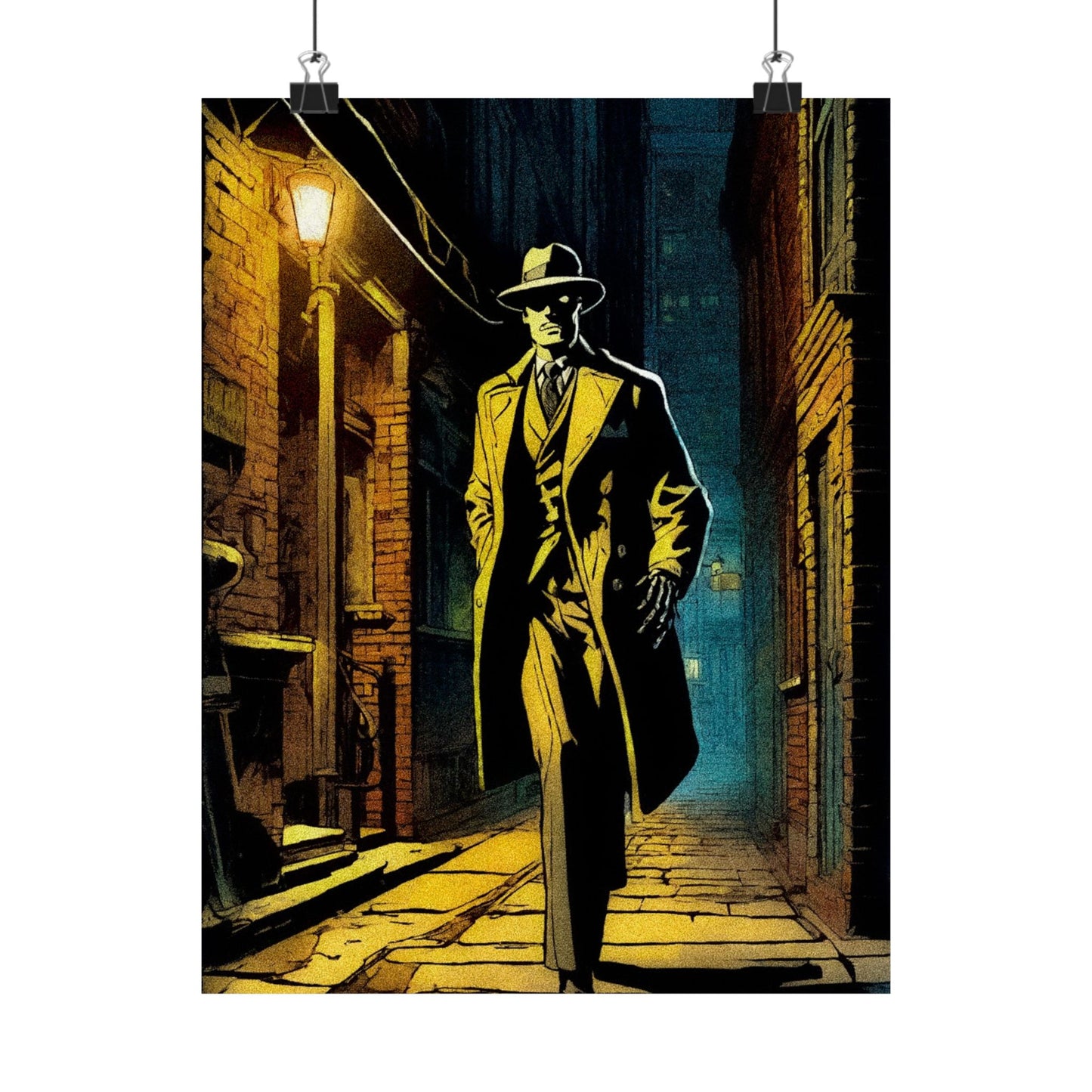 "The Detective"  Matte Vertical Poster