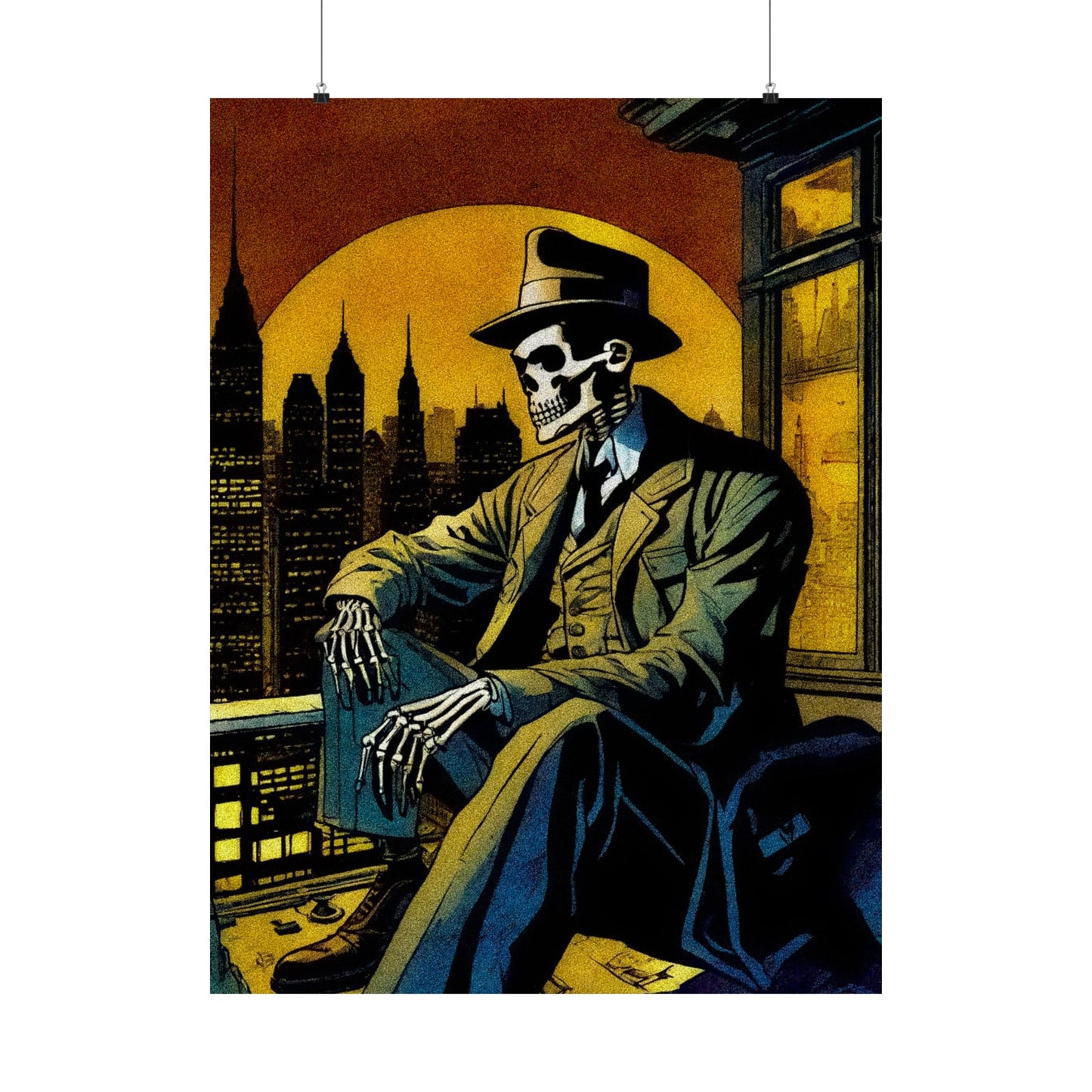 "Rooftop Bonez" Matte Vertical Posters