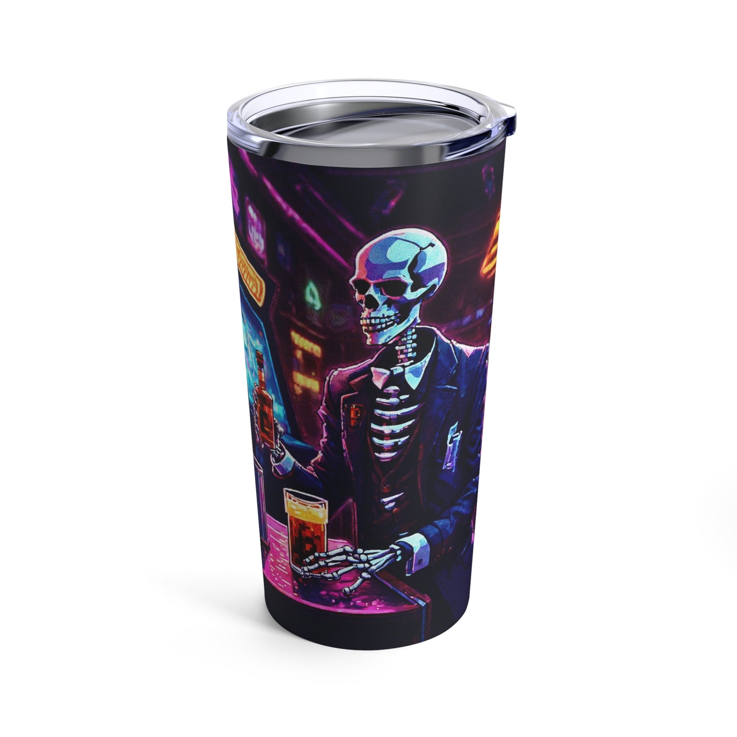 Booze, Bonez, and Arcades Tumbler 20oz