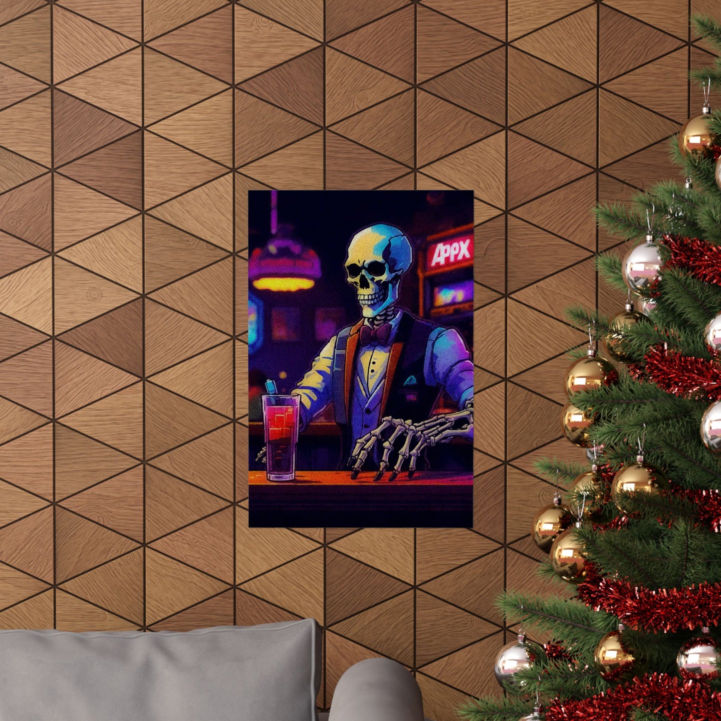 "Bonez behind the Bar" Poster