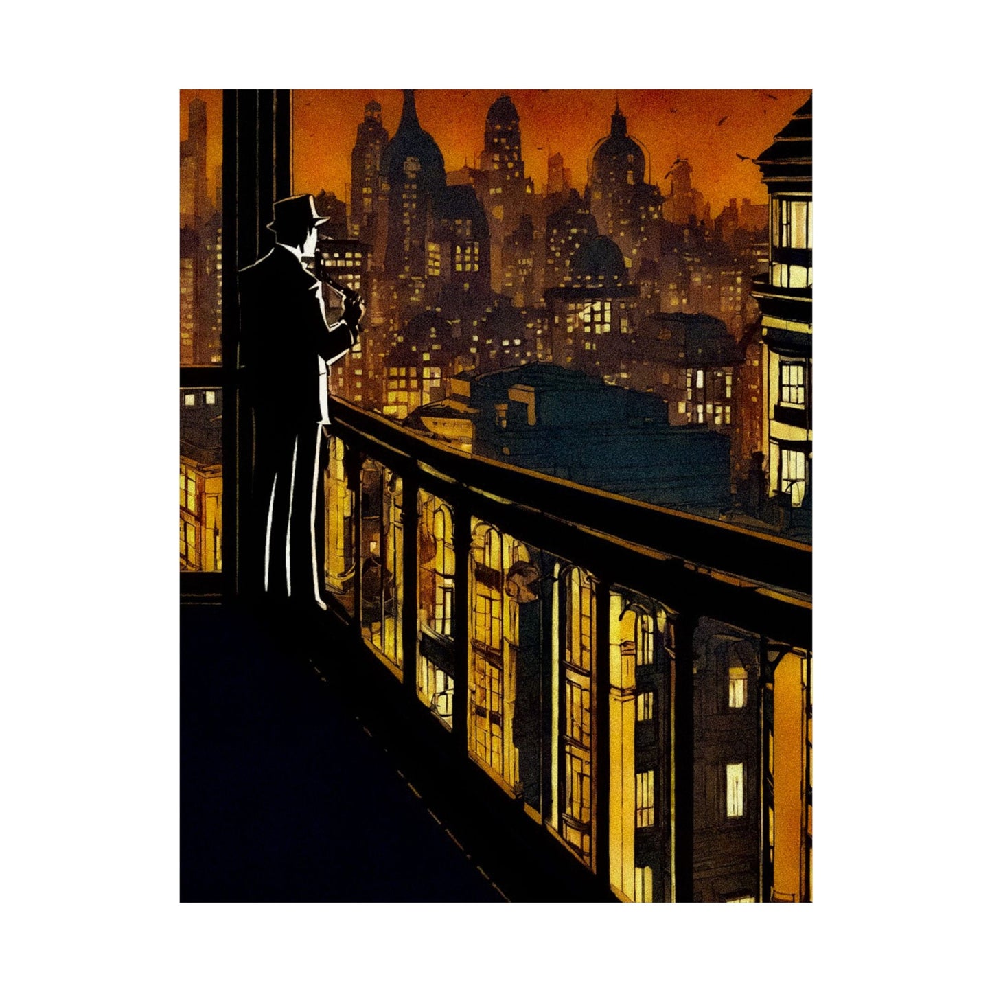 "Welcome to Tormented City" Matte Vertical Posters