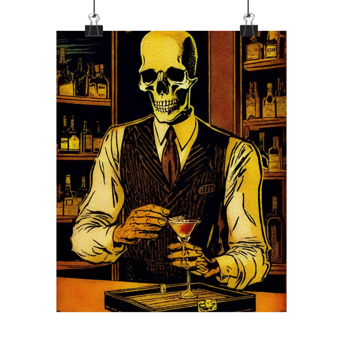 "Gentleman Bonez" Matte Vertical Posters