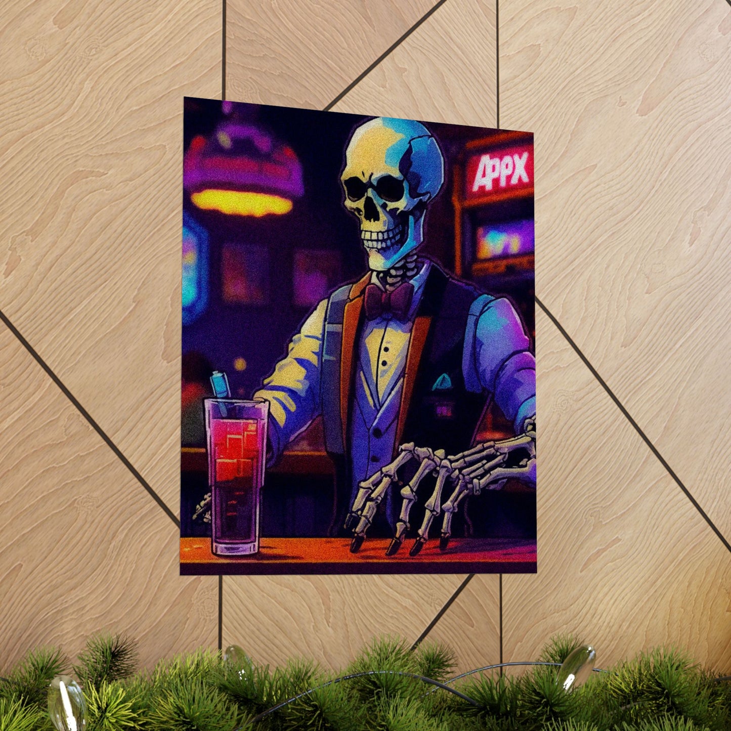 "Bonez behind the Bar" Poster