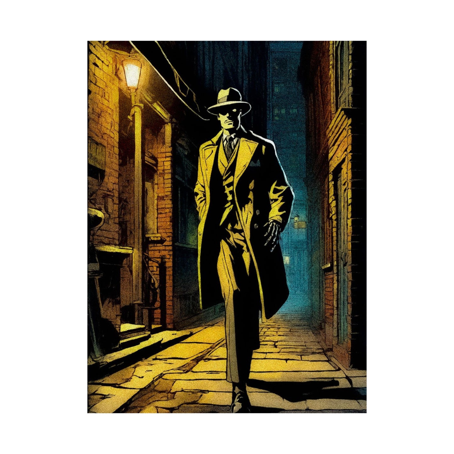 "The Detective"  Matte Vertical Poster