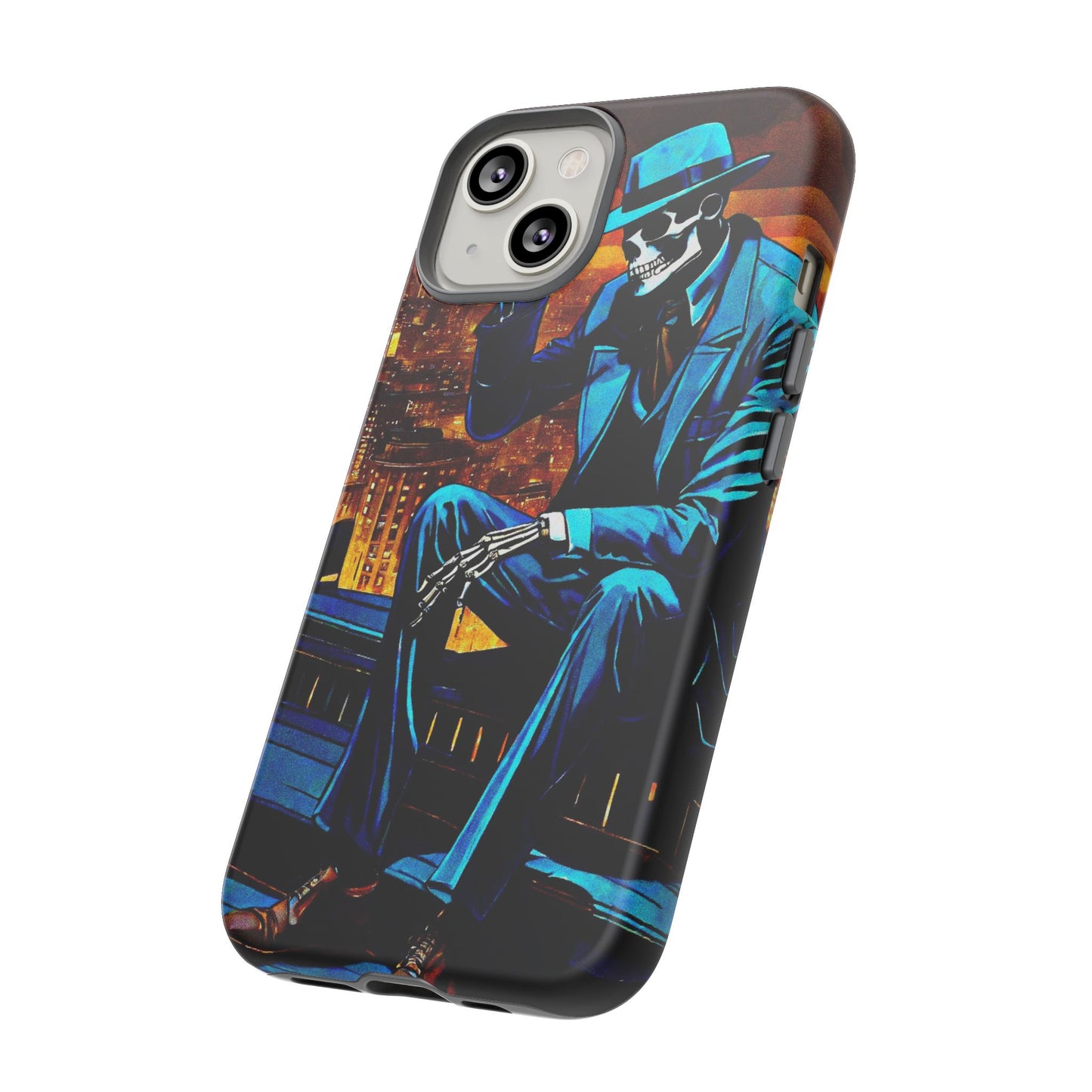 "Night On the Ton" Urban Skeleton Tough Case Stylish Phone Protection for Trendsetters