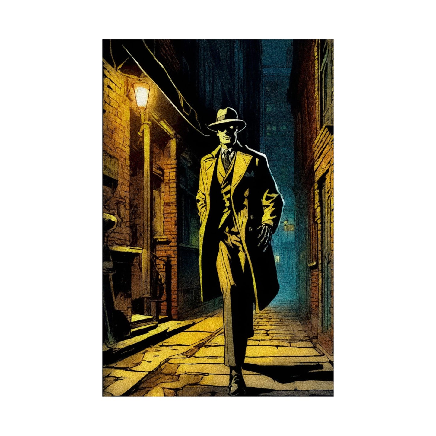 "The Detective"  Matte Vertical Poster