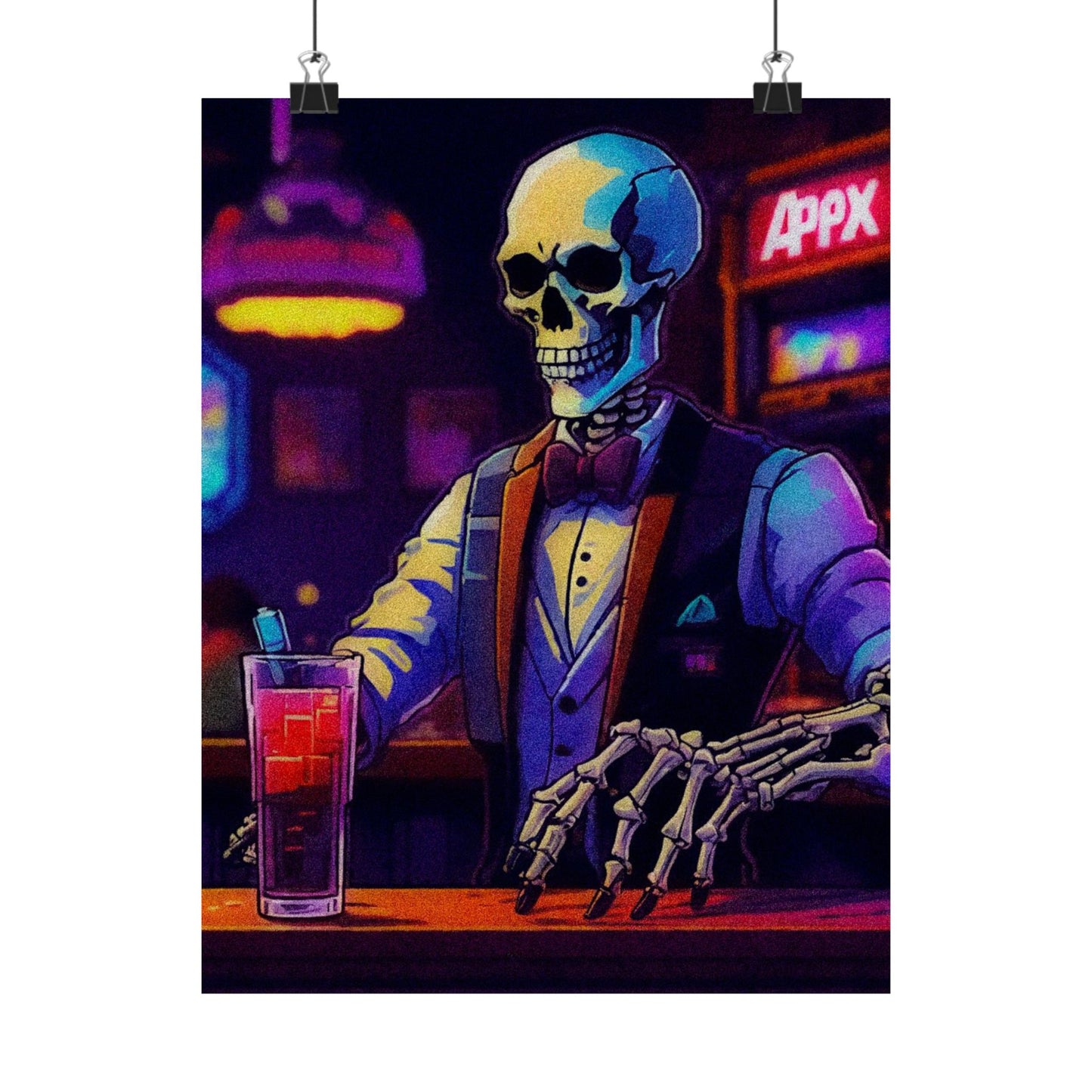 "Bonez behind the Bar" Poster