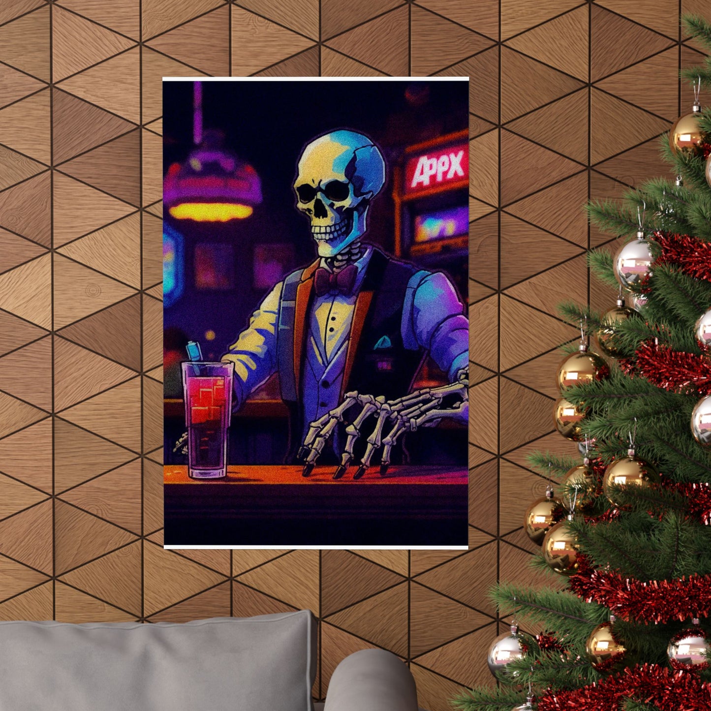 "Bonez behind the Bar" Poster