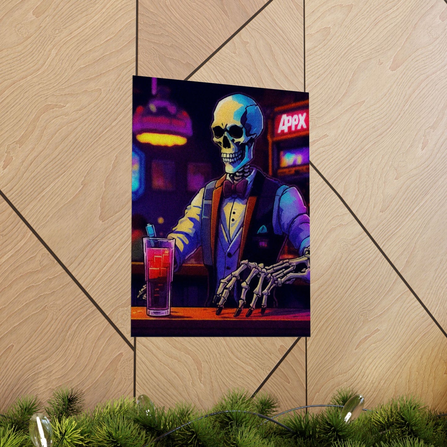 "Bonez behind the Bar" Poster