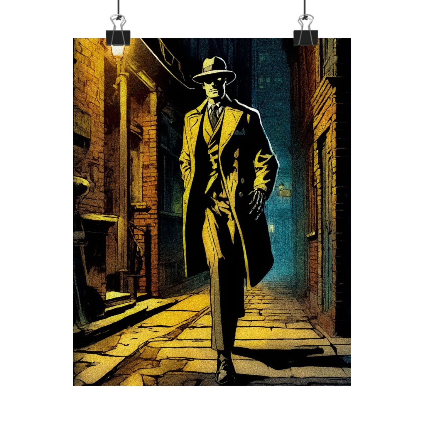 "The Detective"  Matte Vertical Poster