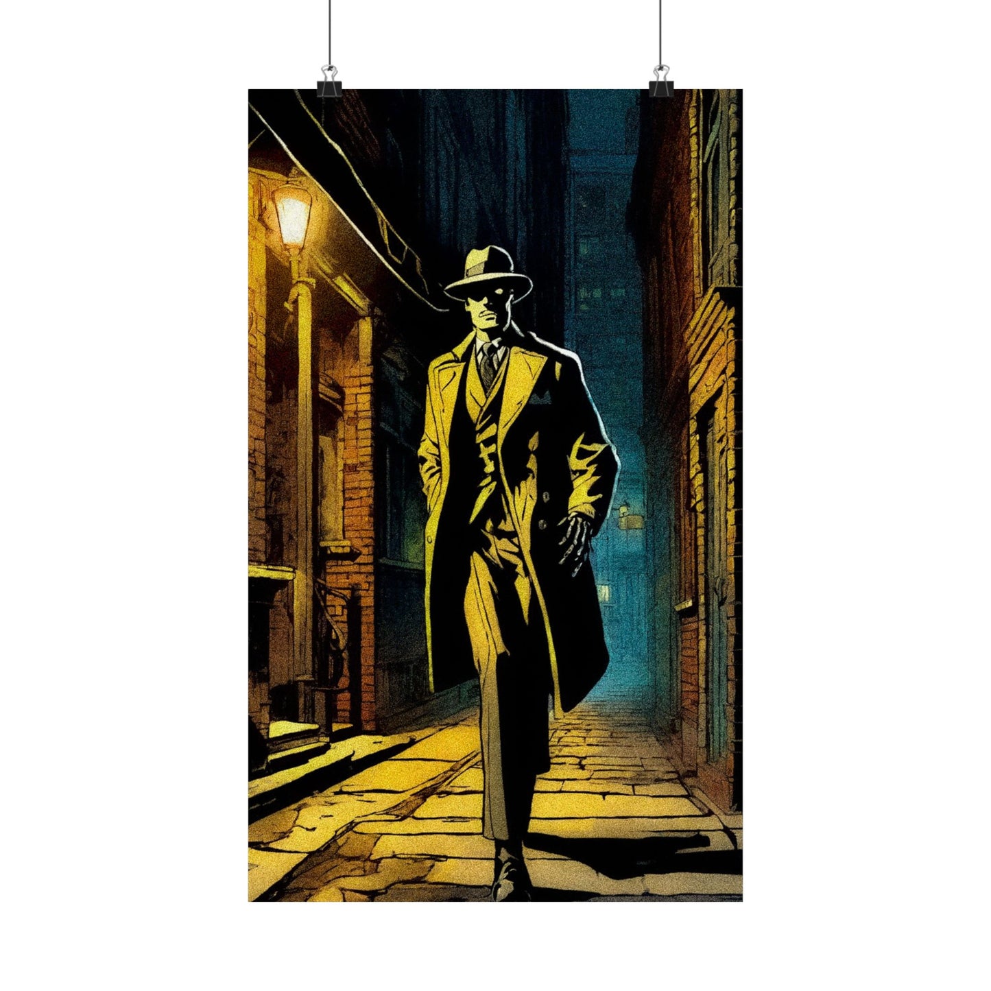 "The Detective"  Matte Vertical Poster