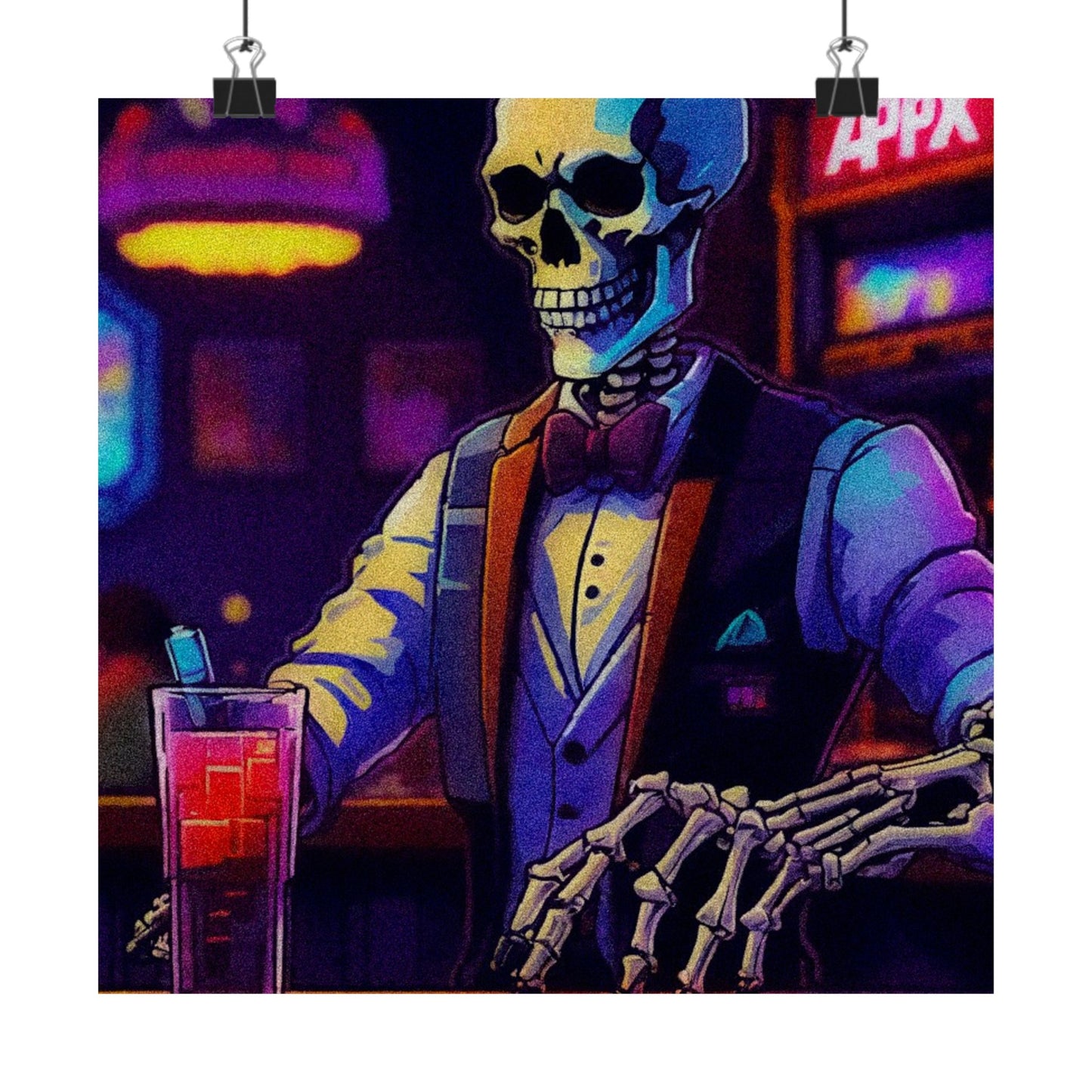 Bones behind the Bar Poster