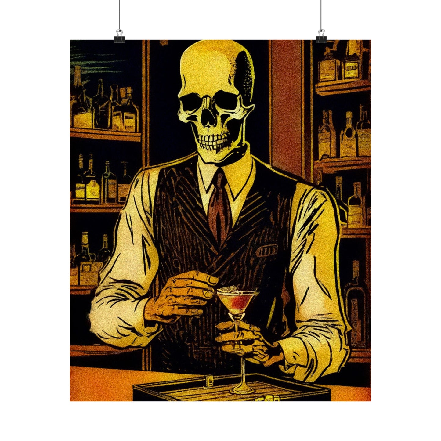 "Gentleman Bonez" Matte Vertical Posters