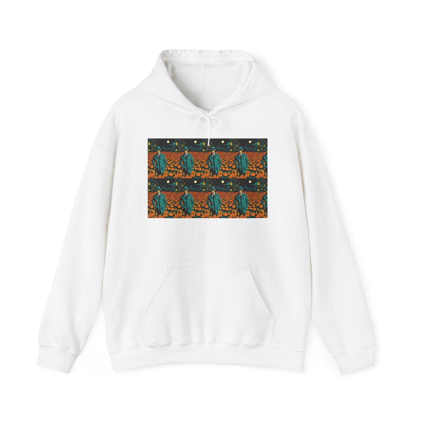 "Tormented Stroll Through The Pumpkin Patch" Unisex Heavy Blend™ Hooded Sweatshirt