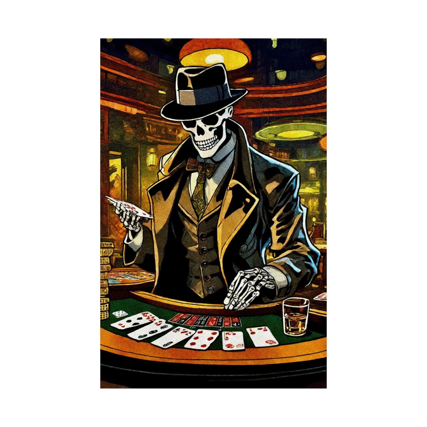 Gambling with Mr.Bones Posters