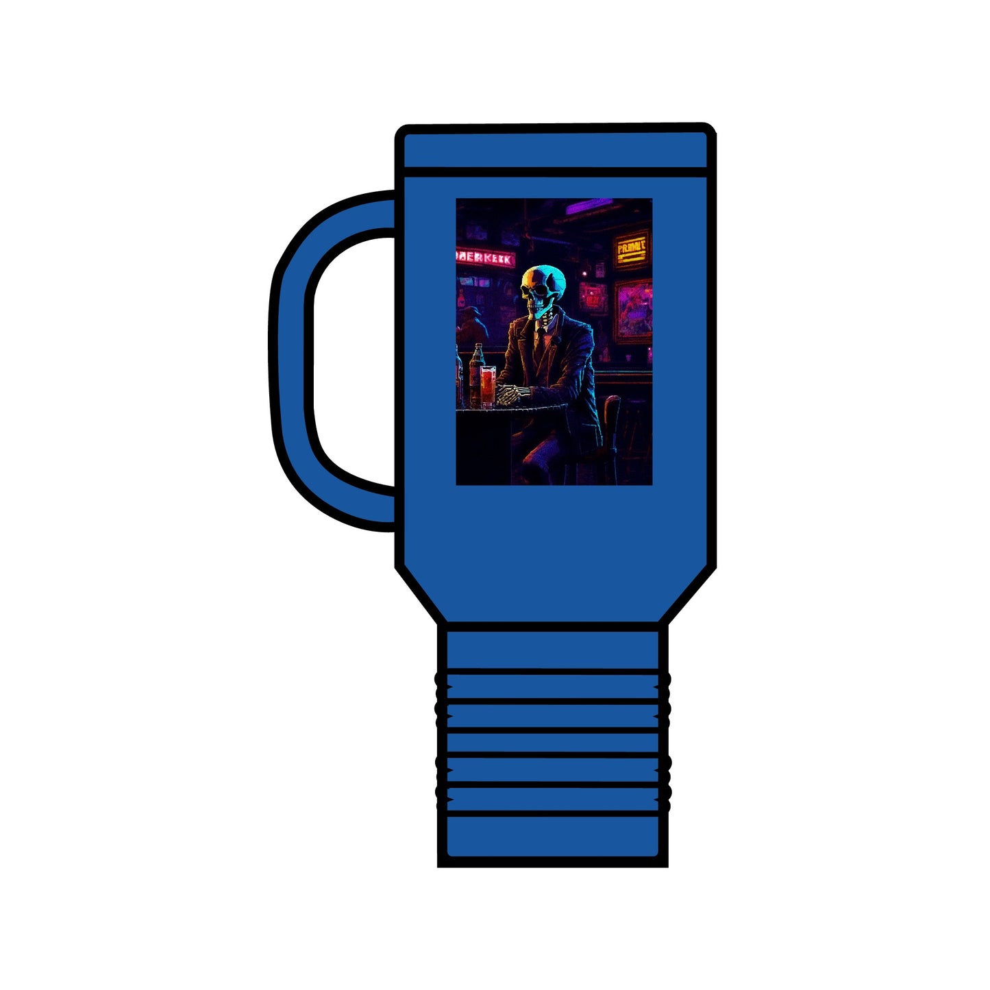 "Closing Hours" (Arcade) Insulated Travel Mug, 40oz