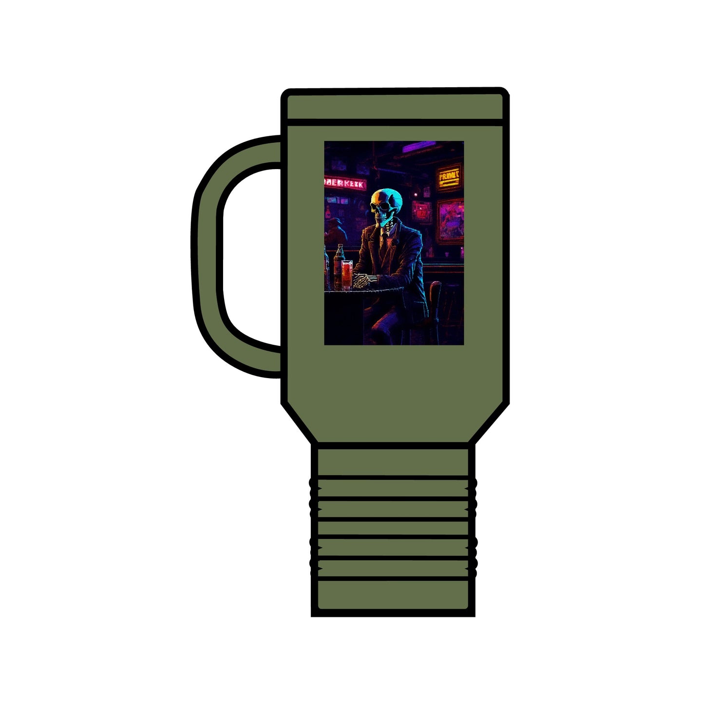 "Closing Hours" (Arcade) Insulated Travel Mug, 40oz