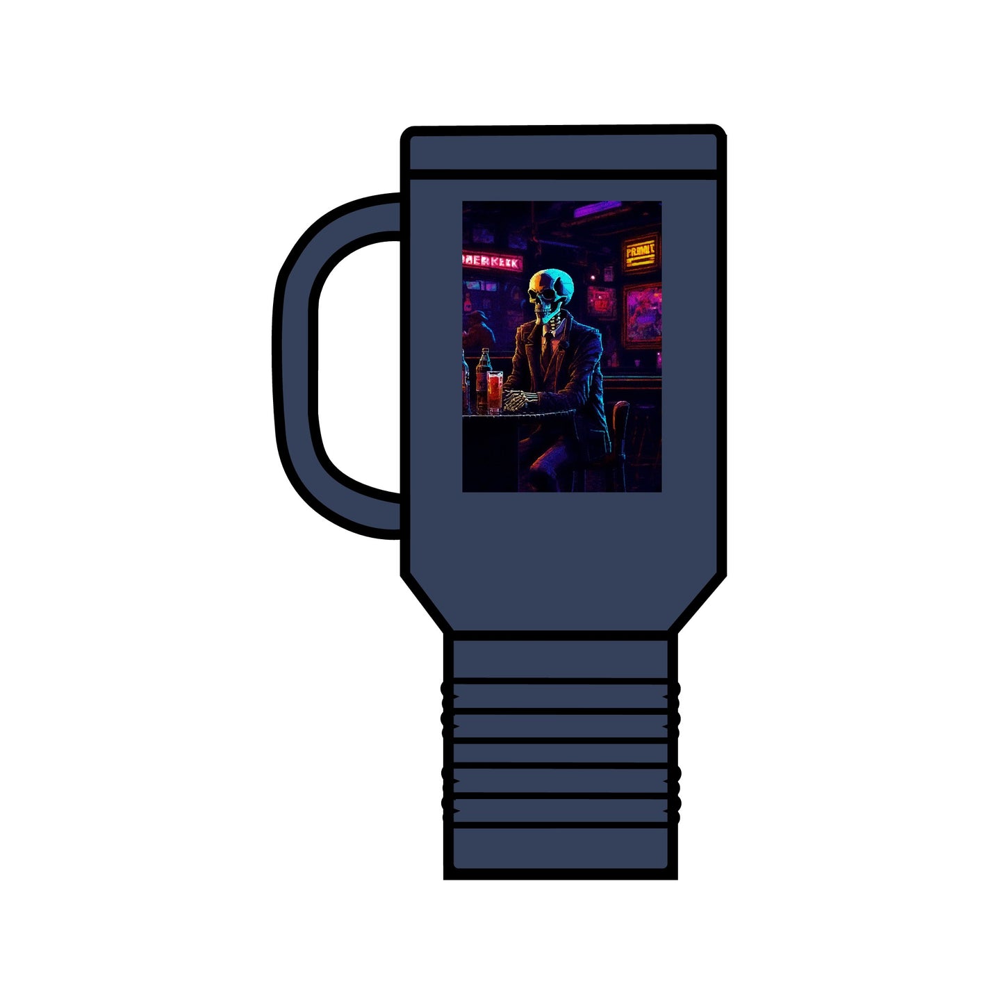 "Closing Hours" (Arcade) Insulated Travel Mug, 40oz