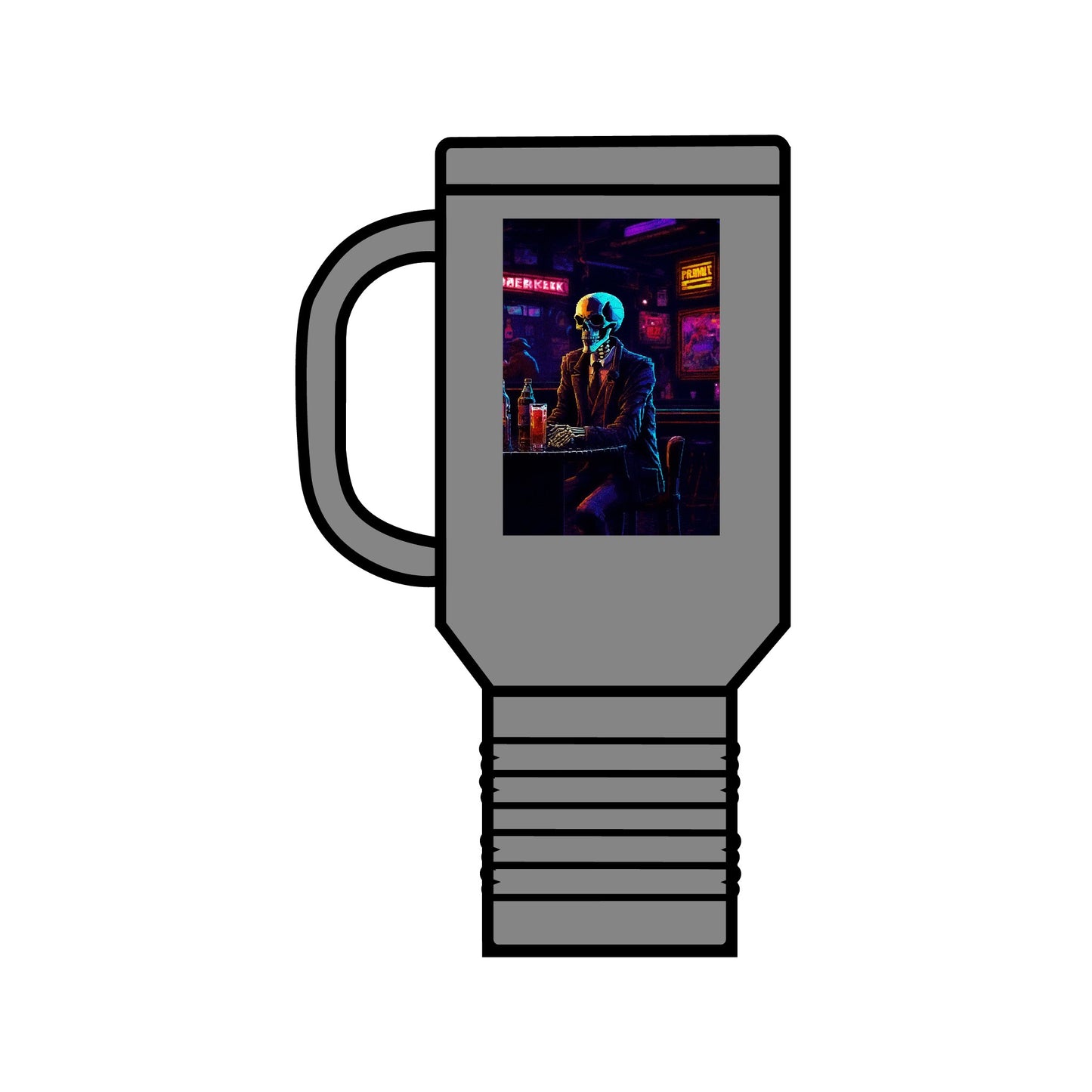 "Closing Hours" (Arcade) Insulated Travel Mug, 40oz