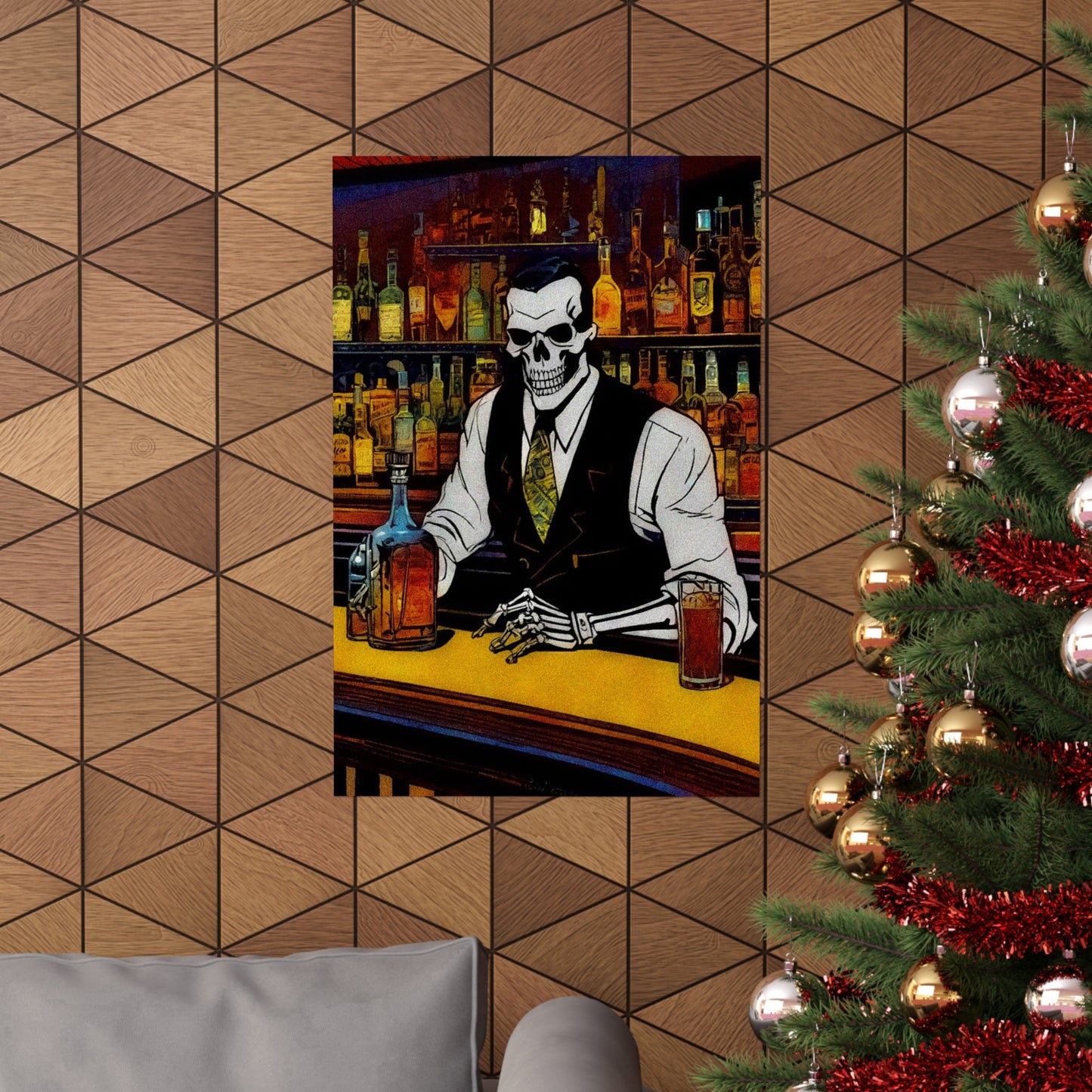 "Bartender Bonez" Matte Vertical Posters