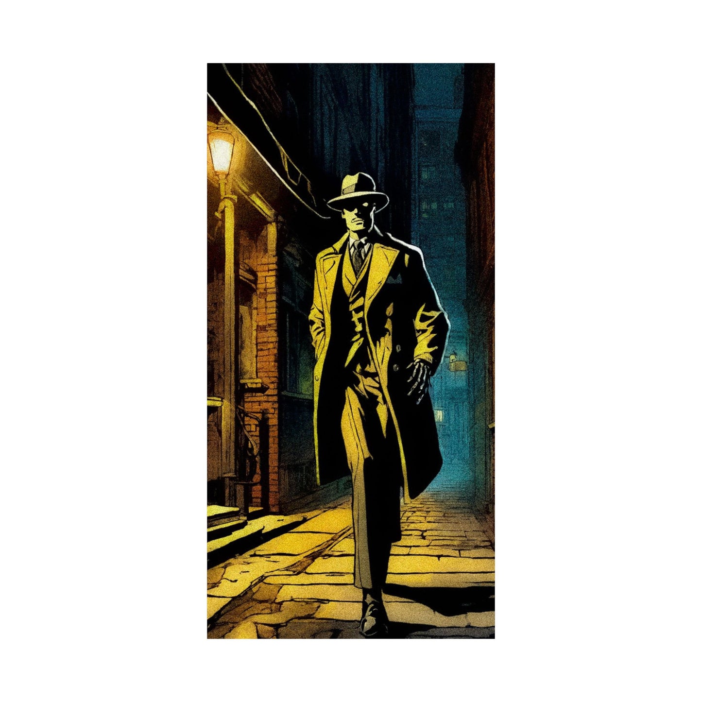 "The Detective"  Matte Vertical Poster