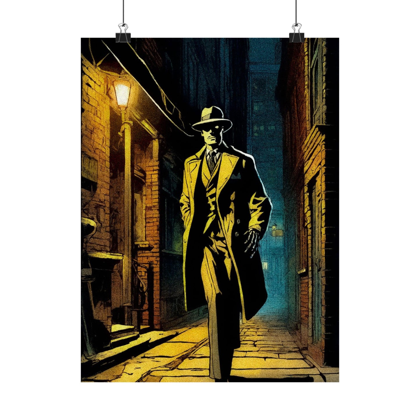 "The Detective"  Matte Vertical Poster