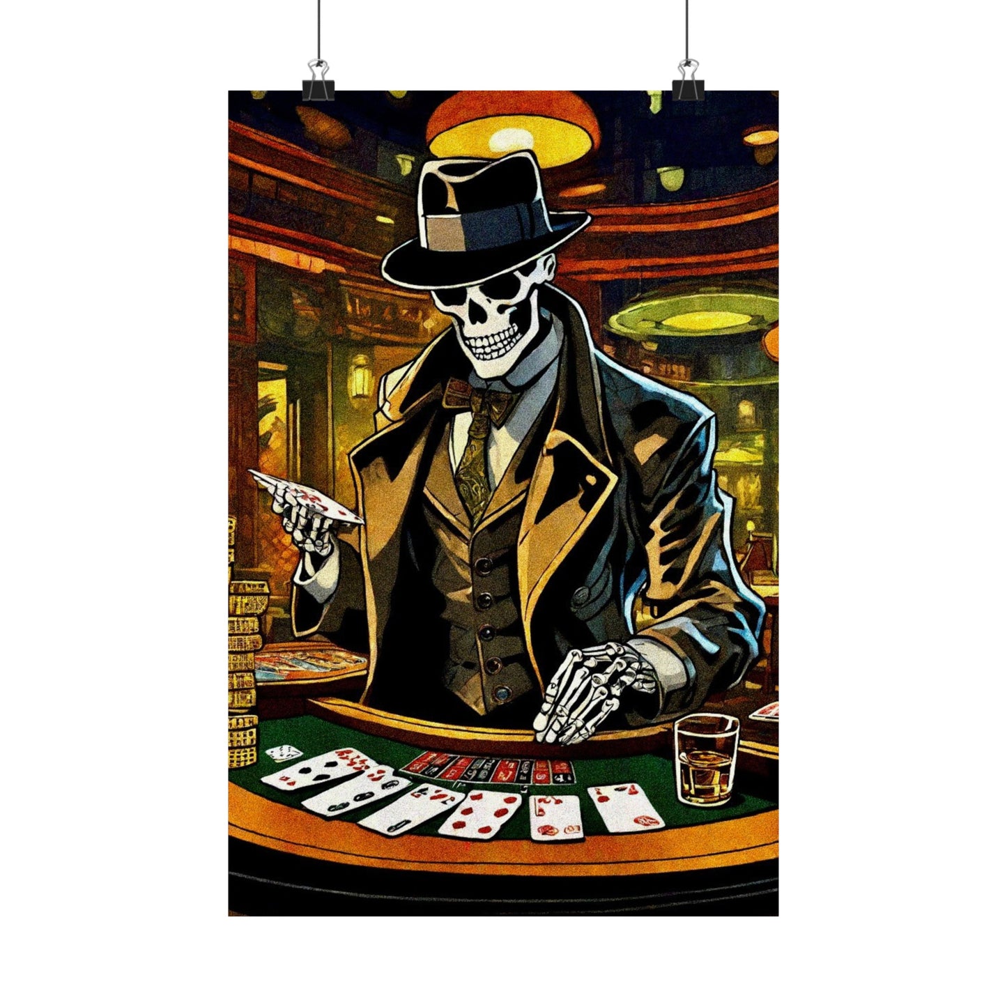 Gambling with Mr.Bones Posters