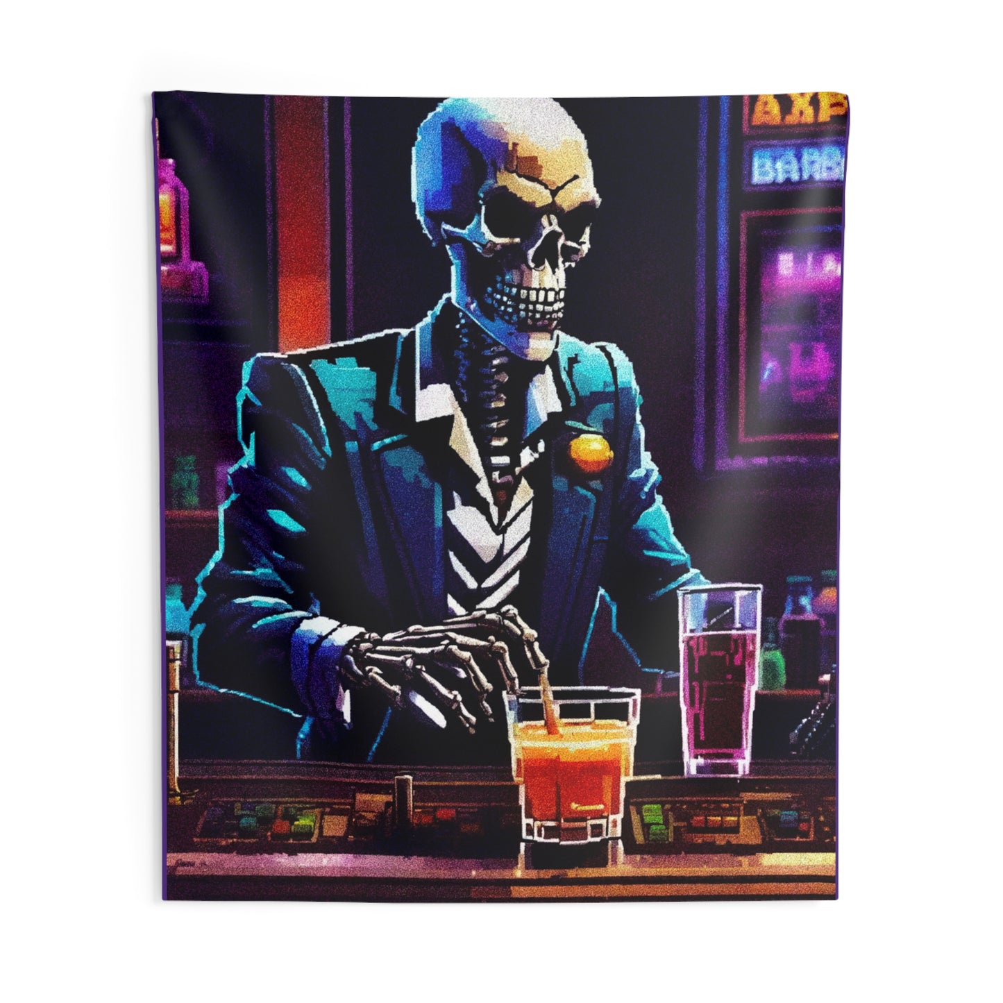 8-Bit Bonez Indoor Wall Tapestries