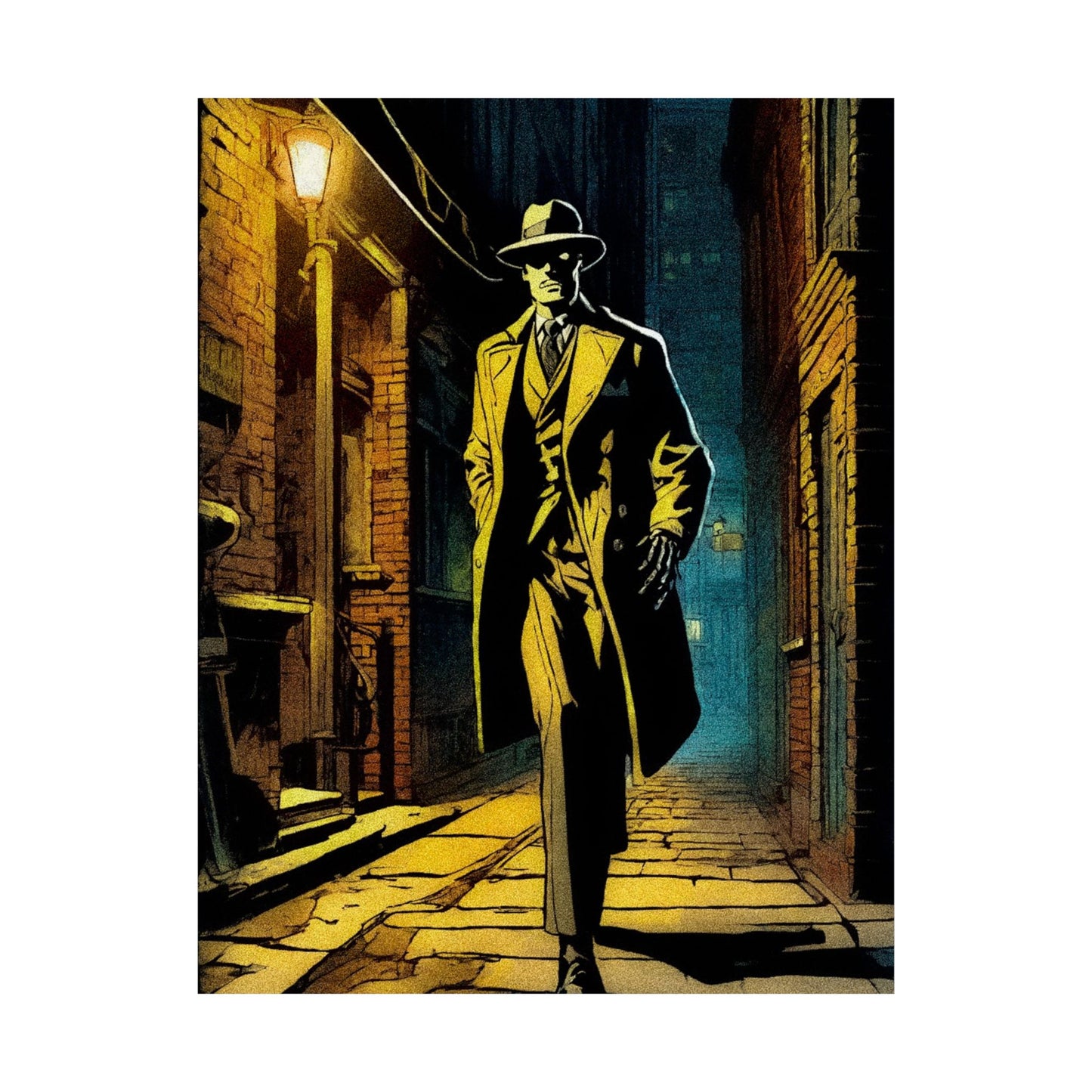 "The Detective"  Matte Vertical Poster