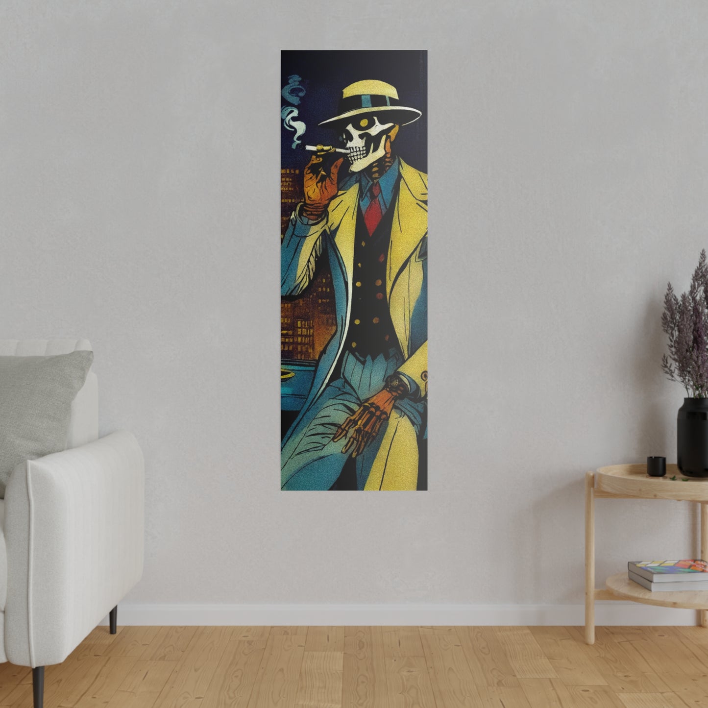 "Midnight Smokes" Matte Canvas, Stretched, 0.75"