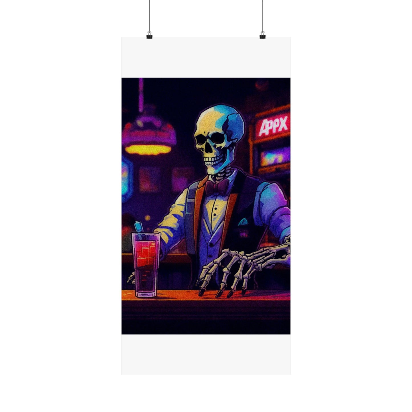 "Bonez behind the Bar" Poster