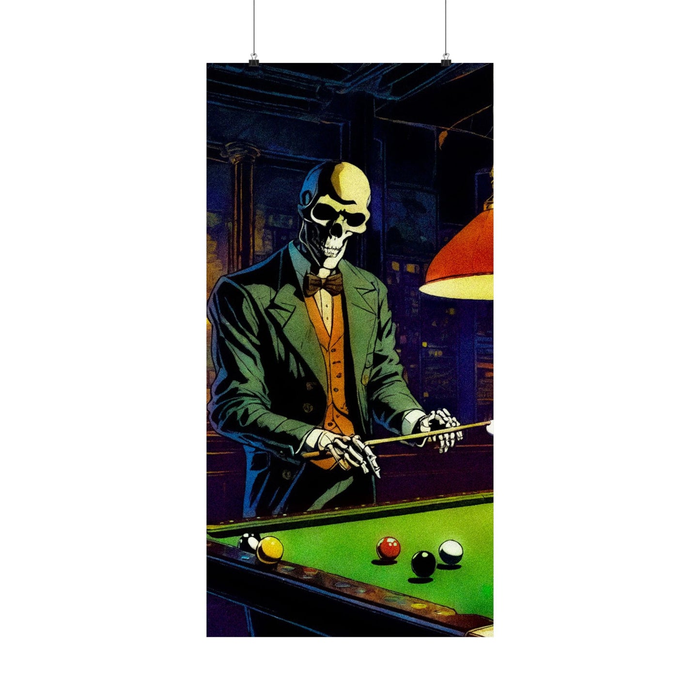 "Mr.Bonez's Jazz Bar (pool)" Matte Vertical Posters