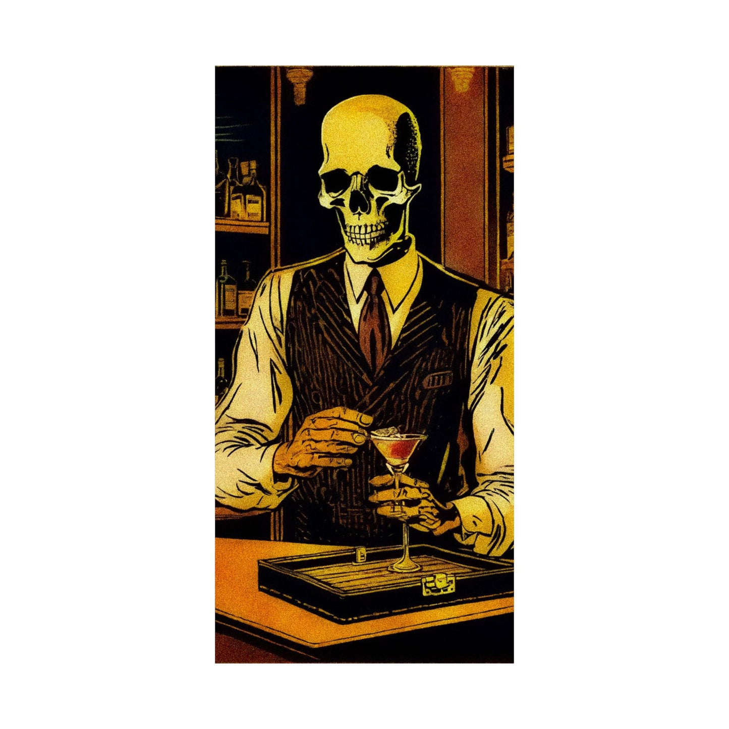 "Gentleman Bonez" Matte Vertical Posters