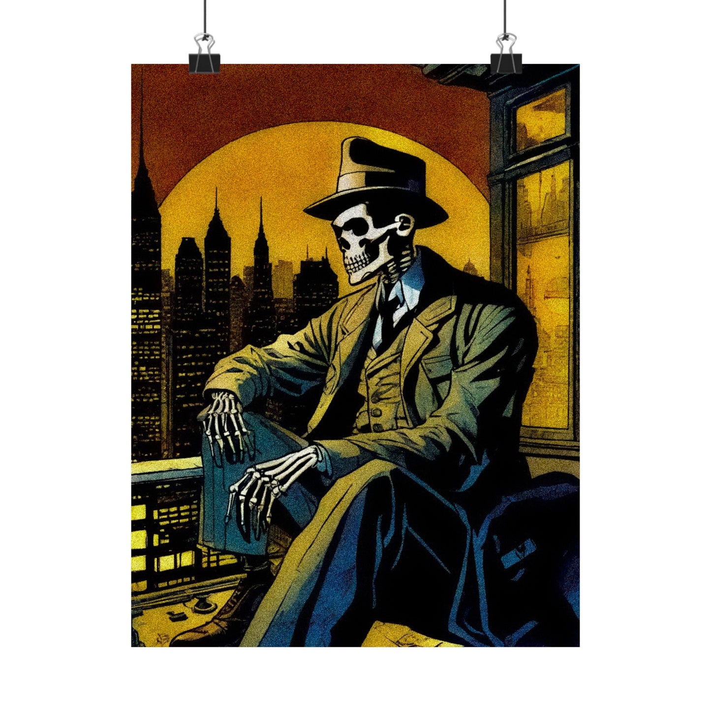 "Rooftop Bonez" Matte Vertical Posters