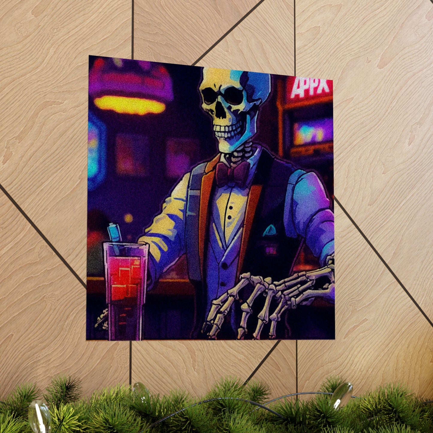 "Bonez behind the Bar" Poster