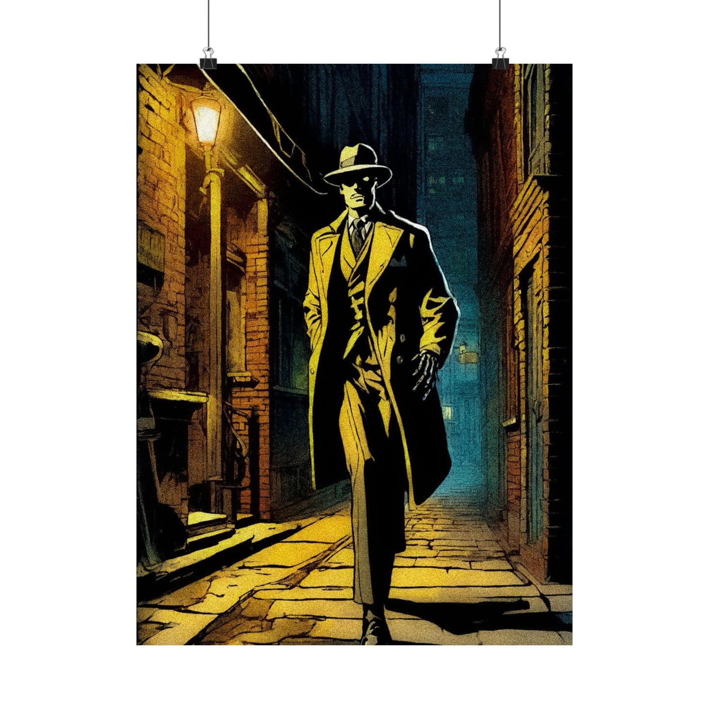 "The Detective"  Matte Vertical Poster